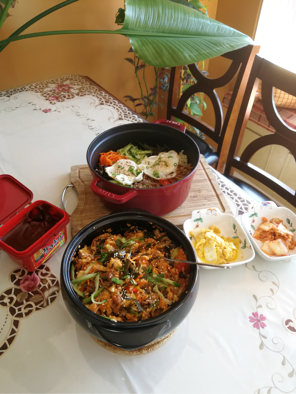 Bibimbap I cooked with my family