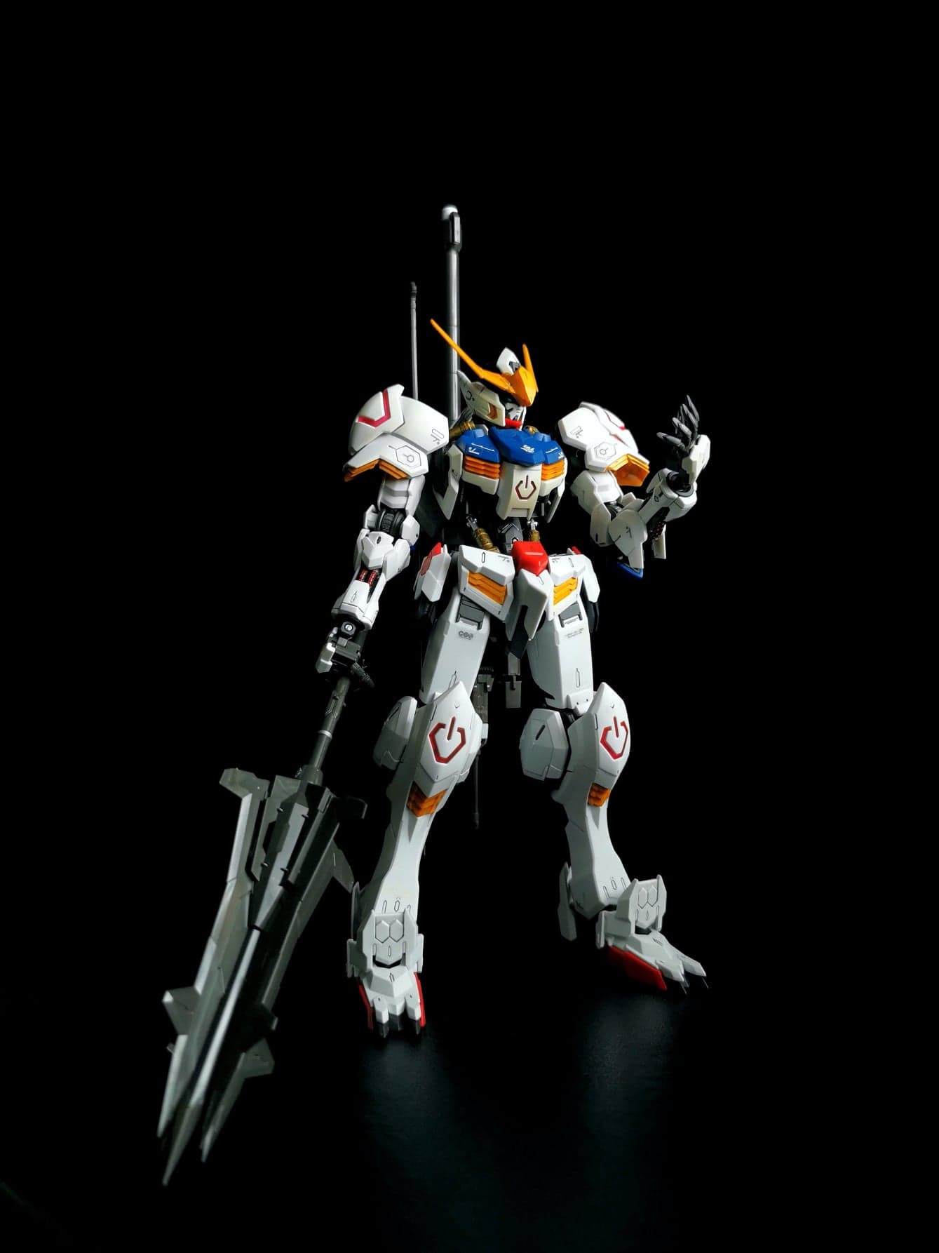 plastic model of Gundam Barbatos I built